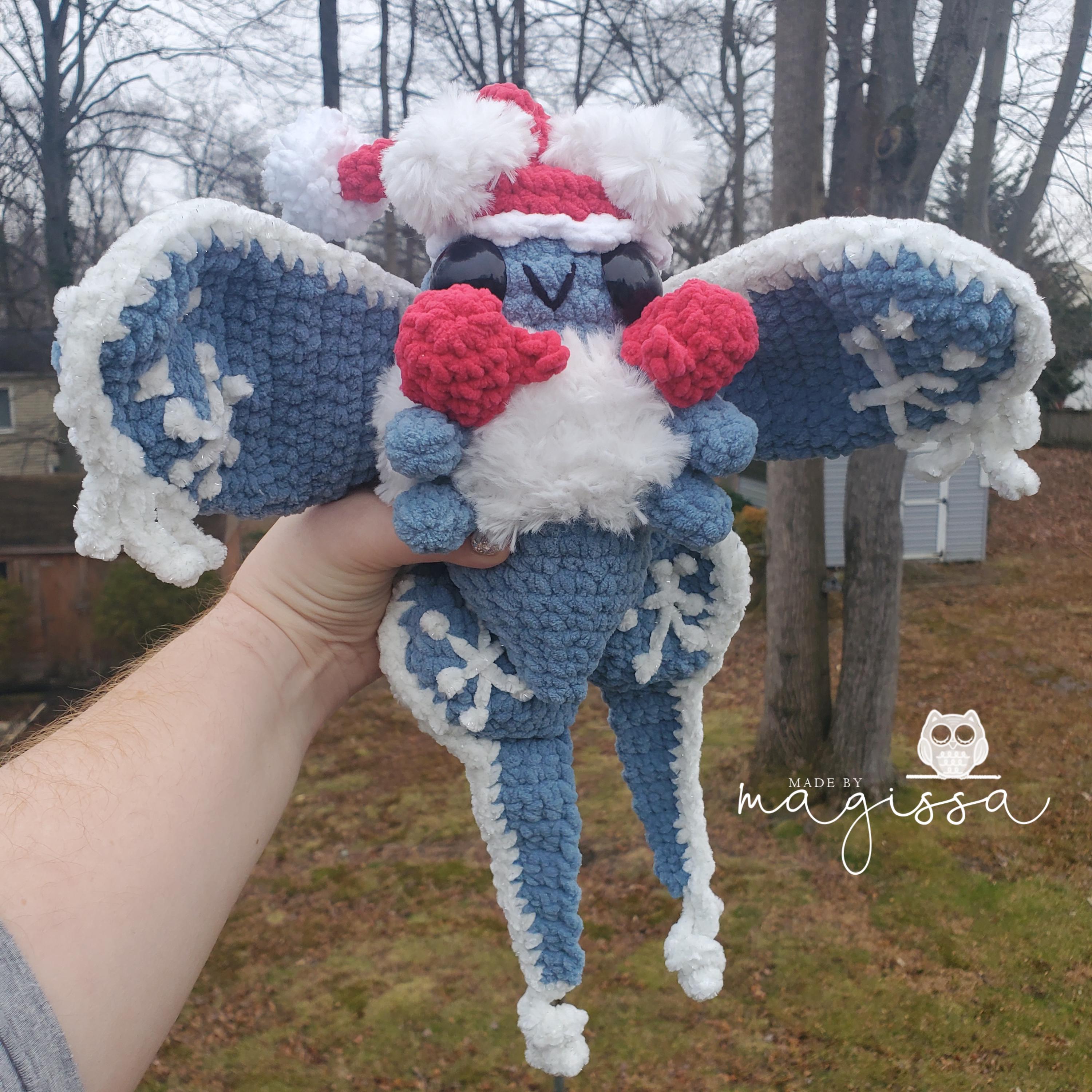 Lumi the Winter Moth Plushie Pattern - Crochet Pattern - Instant PDF ...