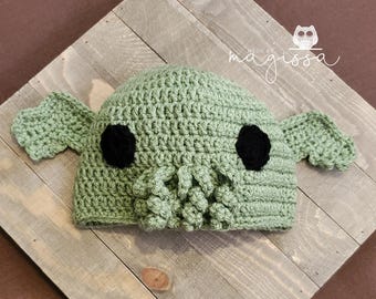 Crochet Baby Cthulhu Hat