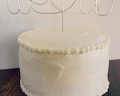 Wedding Cake Topper - Custom Wire Love - We Do