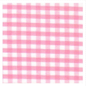 Pink Gingham 1/8” Fabric - Fabric by the yard - FBY - Fabric Finders
