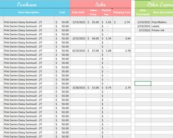 Sales Inventory Tracker Excel Spreadsheet/template Google Sheets