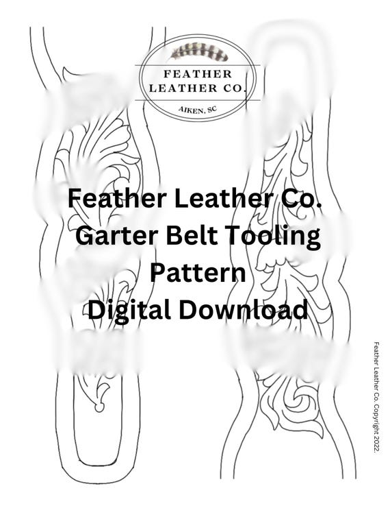 Scroll and Flower Garter Belt Tooling Pattern