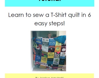 Easy T Shirt Quilt Tutorial