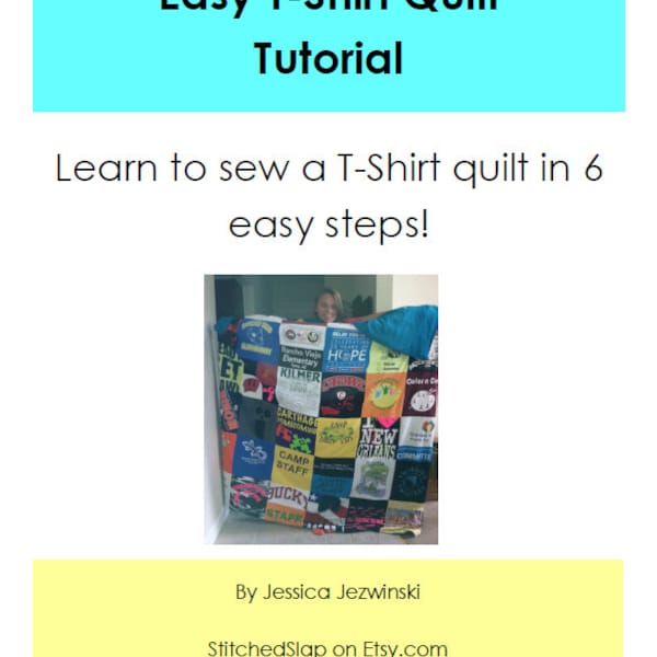 Easy T Shirt Quilt Tutorial