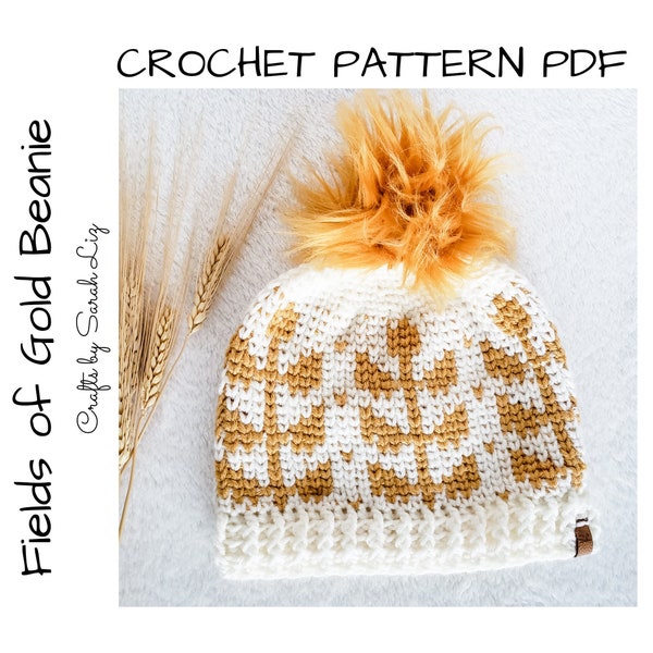 Tapestry Crochet Hat Patterns Etsy