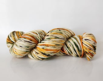 Ready to ship - Gourd-geous on Worsted Weight Yarn, Dyed Yarn, Hand Dyed Yarn, Small Batch Dyed Yarn, Dyed Fall Yarn
