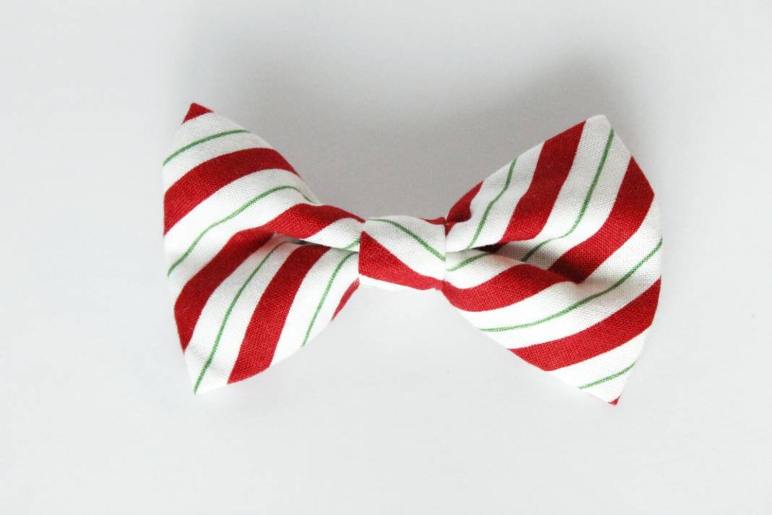 Candy Cane Bow Tie Stripe Bow Tie Christmas Bow Tie Etsy