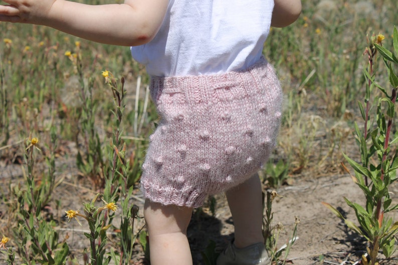 Knit Baby Bloomers Wool Baby Bloomers Wool Diaper Cover Etsy