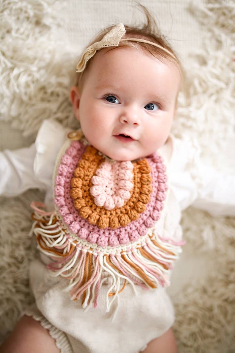 Rainbow baby bib crochet baby bib boho baby bib baby bib  etsy Rainbow baby bib crochet baby bib boho baby bib baby bib  etsy
