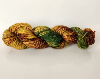 Ready to ship - Changing Leaves on DK Weight Yarn, Dyed Yarn, Hand Dyed Yarn, Small Batch Dyed Yarn, Fall Yarn, Dyed Fall Yarn