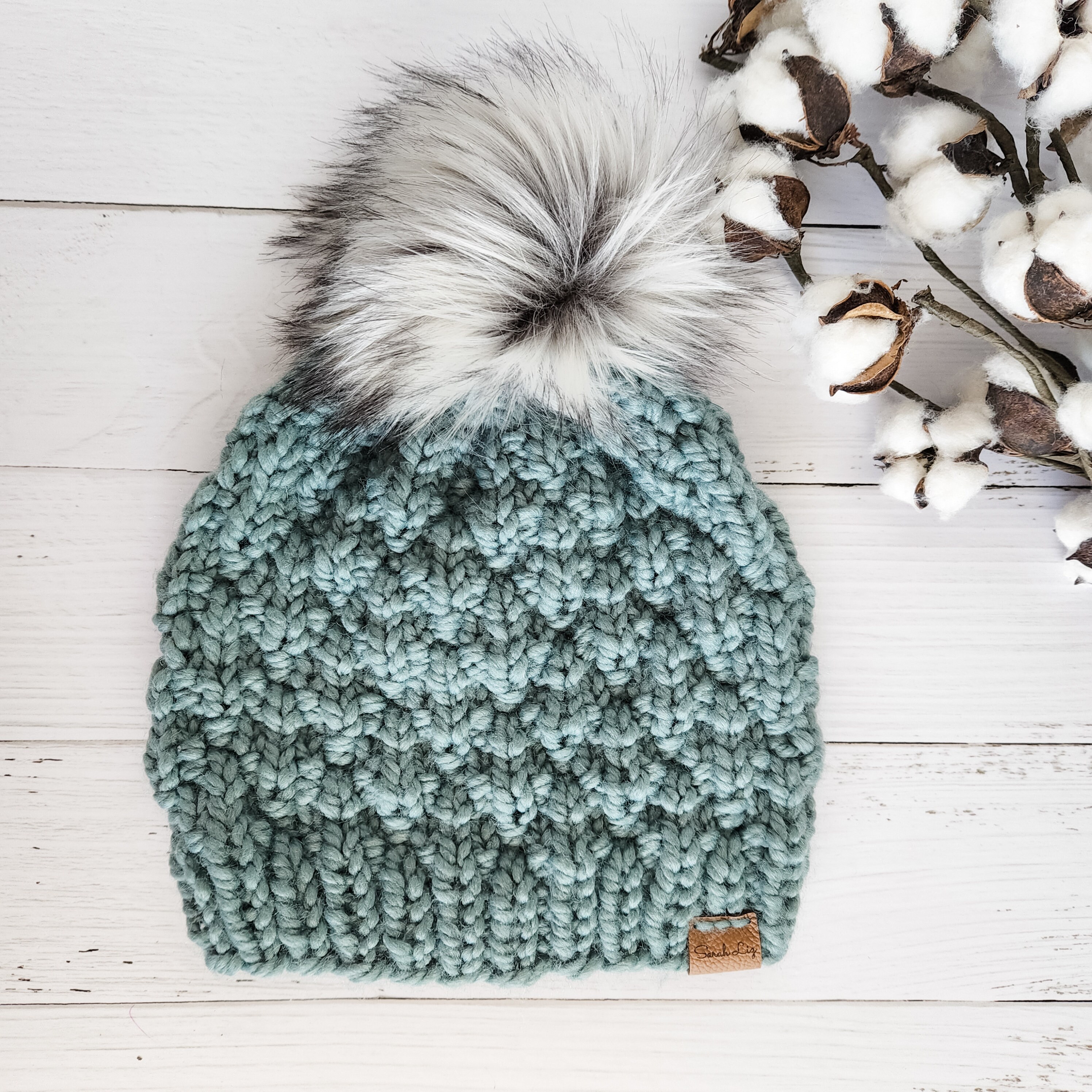 Silver Fox, Faux Fur Pom, Gray Faux Fur Pom, Pom for Hats 