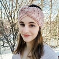 Women's Knit Earwarmer, Twisted Knit Earwarmer, Winter Headband, Wool Knit Headband, Cobblestone Earwarmer, Gift Women, Cozy Knit Headband
