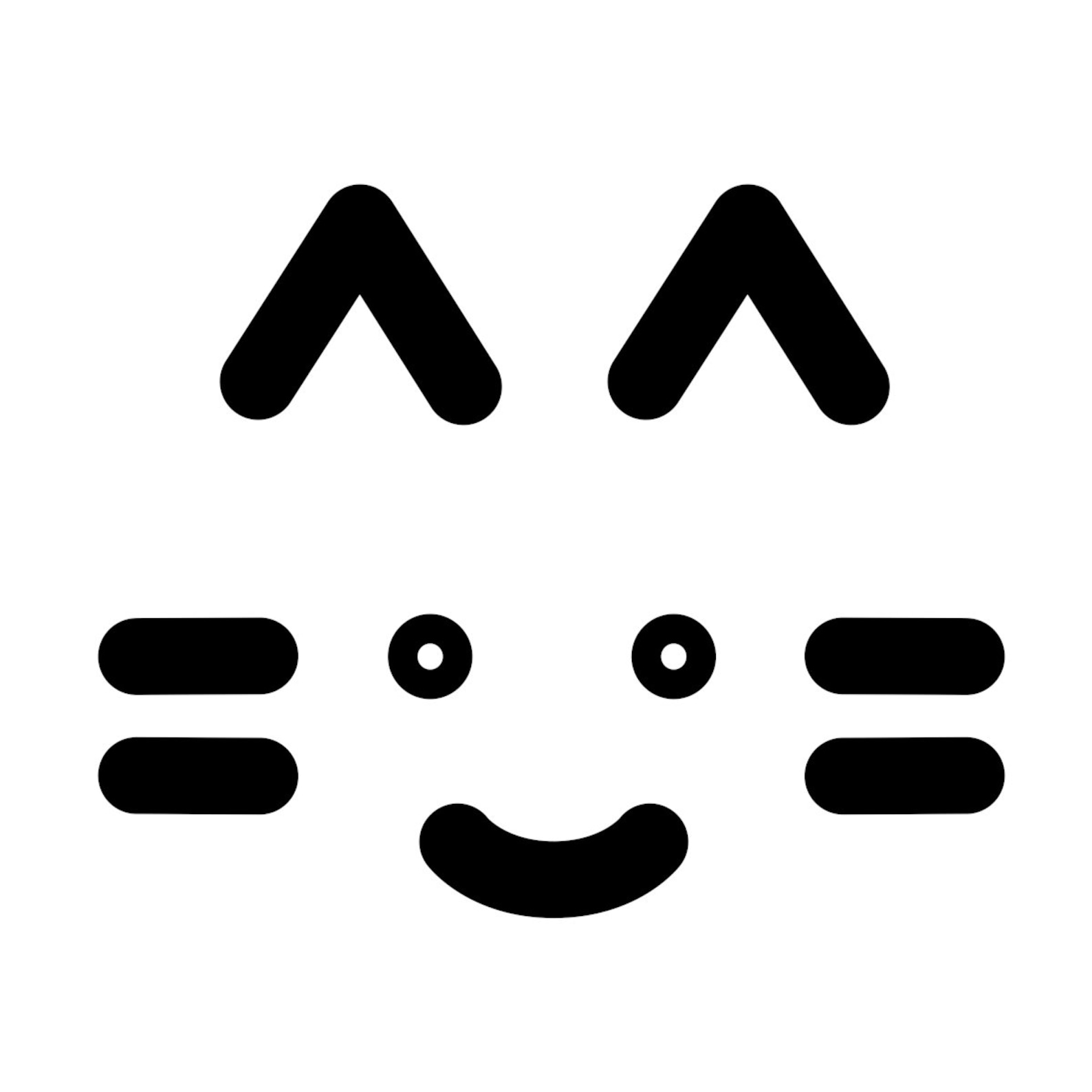 Ascii Cat Digital Embroidery File Etsy