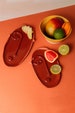 Face Trays - Terracotta. Combined shipping for Face Trays. Abstract Face Tray. 