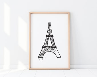 Eiffel Tower Art Print