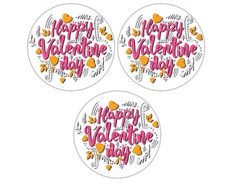 Valentine's Day Edible Image Icing Sheet  -  Cookies - Cupcake Toppers - Cakes - XOXO