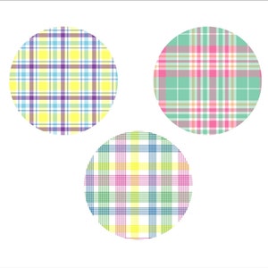 Easter Plaid Edible Image for s, Cookies, Cakes and Cupcakes