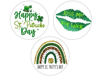 Edible Image Frosting Sheet  - St Patrick's Day - Cookies - Cupcake Toppers - Cakes - Assorted