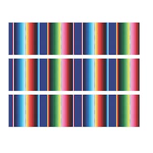 Fiesta Print Edible Image Cake Strip