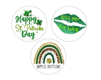 Edible Image Frosting Sheet  - St Patrick's Day - Cookies - Cupcake Toppers - Cakes - Assorted