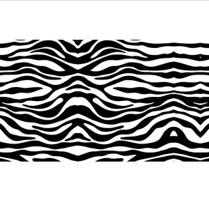 Zebra Print Edible Image Cake Strips   Prefect for Jungle Theme - Safari Theme - Birthday - Baby Shower