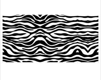 Zebra Print Edible Image Cake Strips   Prefect for Jungle Theme - Safari Theme - Birthday - Baby Shower