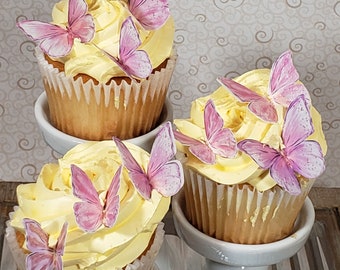 Edible Butterflies Made with Wafer Paper  (Item #B302)