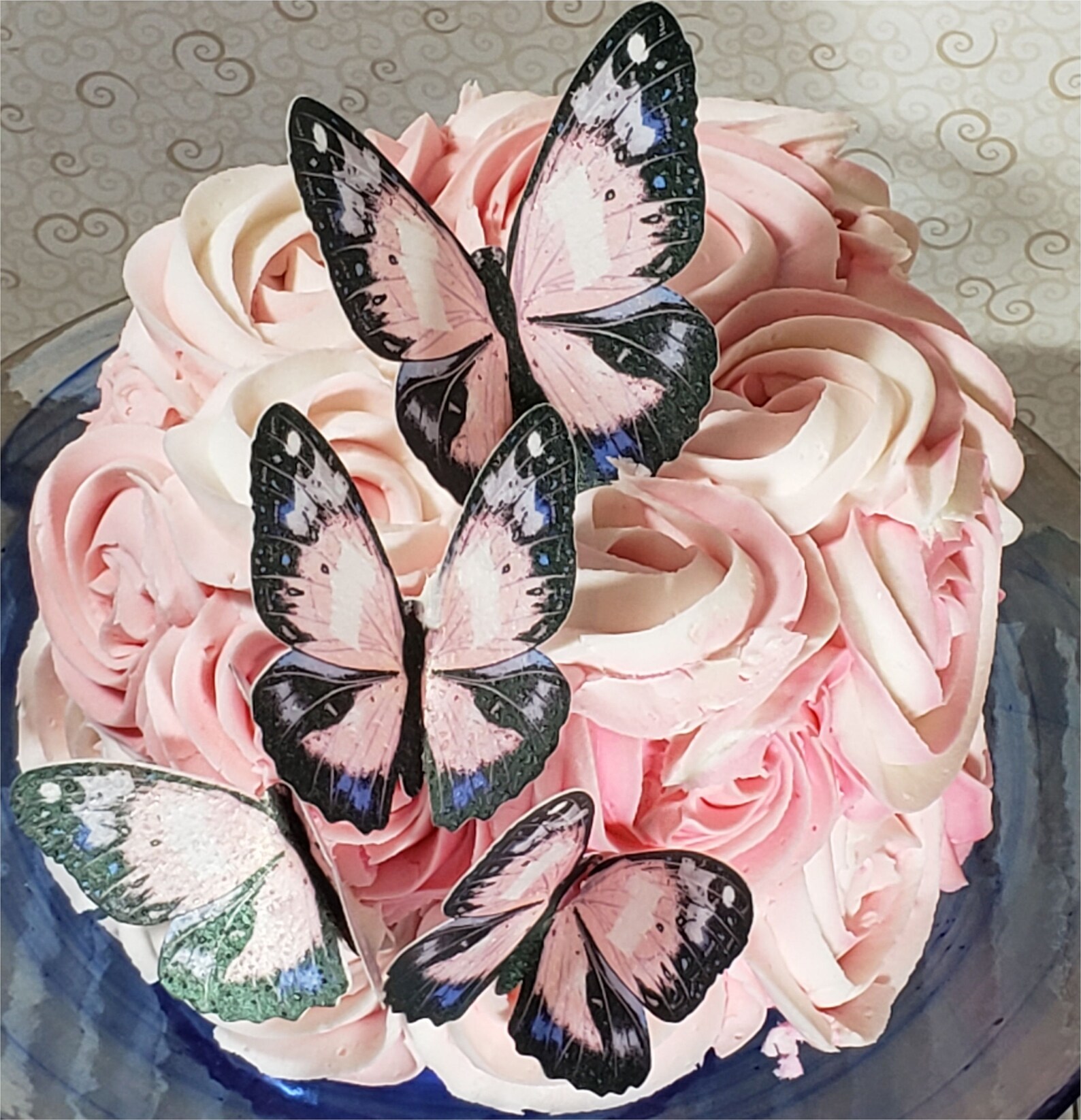 Edible Butterflies Made With Wafer Paper item B301 Etsy