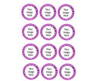 Round Edible Image Frosting Sheet  - Cakes - Cookies - Cupcakes - And More