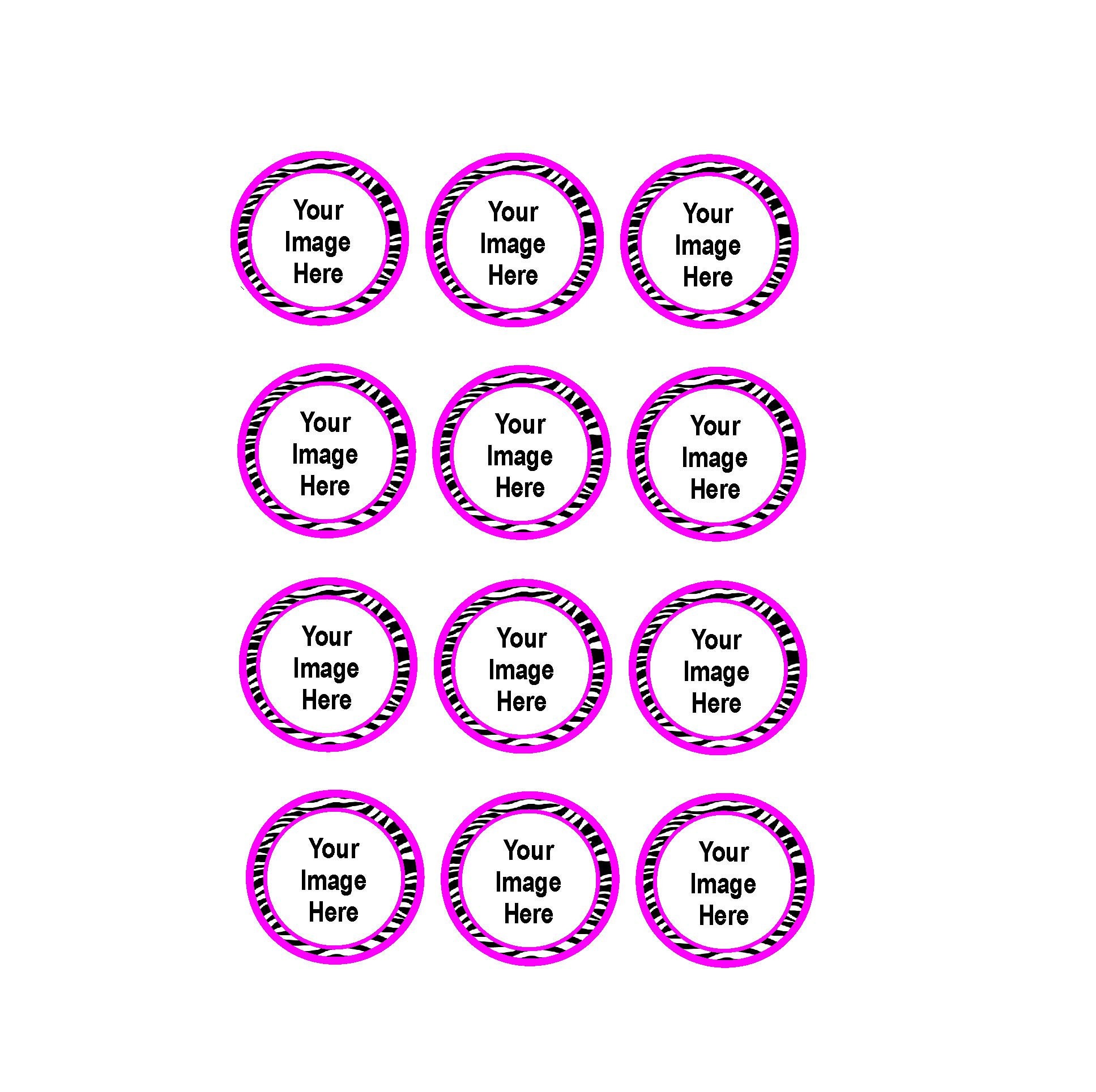 Round Edible Image Frosting Sheet - Cakes - Cookies - Cupcakes - and ...