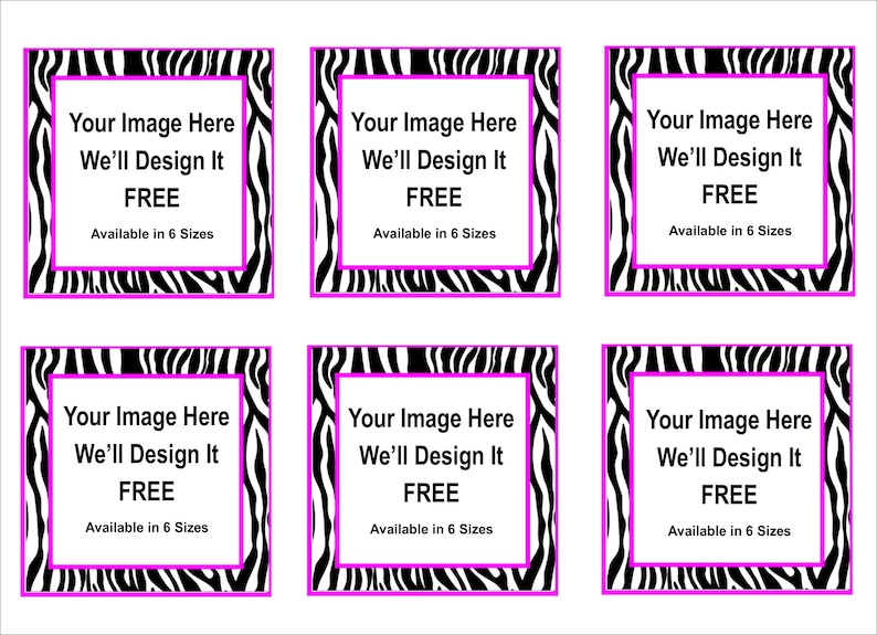 3 Square Edible Image Frosting Sheet Cakes Cookies Cupcakes And More image 1