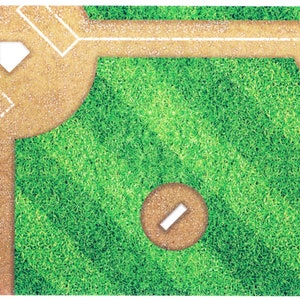 Baseball Field Edible Image Frosting Sheet  - You Choose Your Size - Sports - Birthday Cake