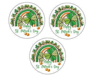 Edible Image Frosting Sheet  - St Patrick's Day - Cookies - Cupcake Toppers - Cakes - Assorted