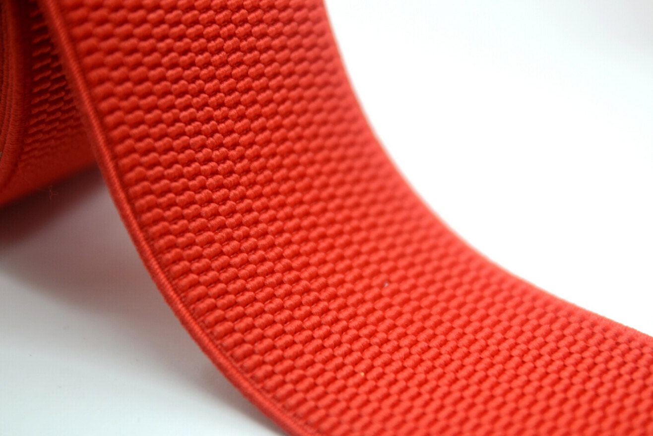 Colored Woven Wide Elastic Trim 2 Inch 50mm Wide Elastic Band Etsy