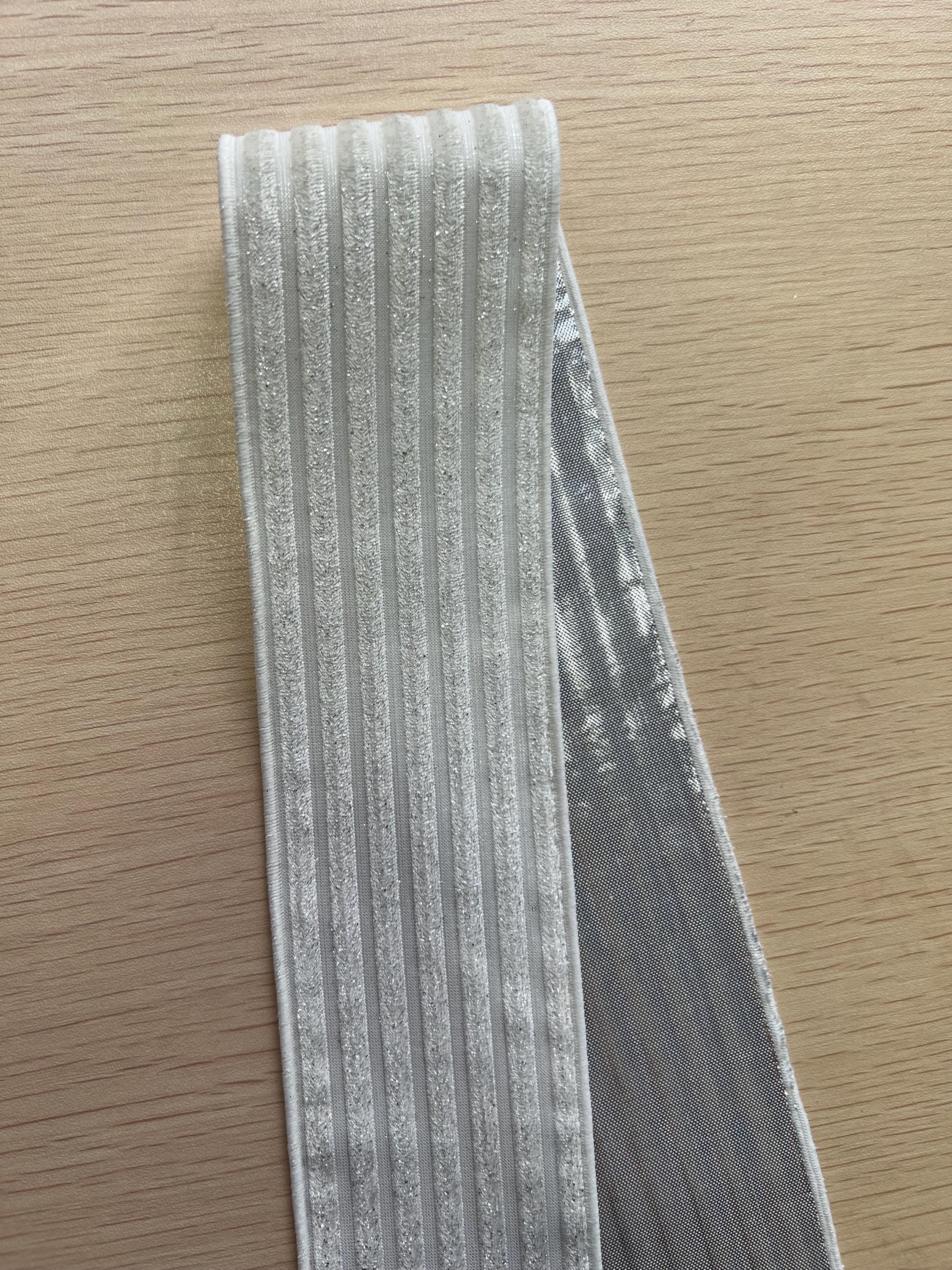 60mm Glitter Ribbed Trim | Fabric Ribbon for Crafts | DIY Costume ...