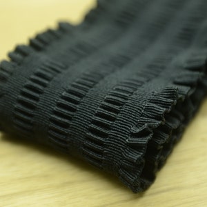 3 inch 75mm Wide Shirring elastic ,Ruffled Elastic,Waistband Elastic,Sewing Elastic 1 Yard image 3