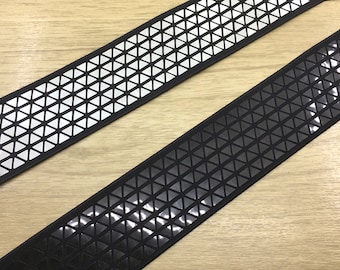 Shiny Diamond Sequin Elastic Band, Sewing Elastic (40mm)