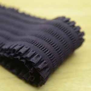 3 inch 75mm Wide Shirring elastic ,Ruffled Elastic,Waistband Elastic,Sewing Elastic 1 Yard image 2