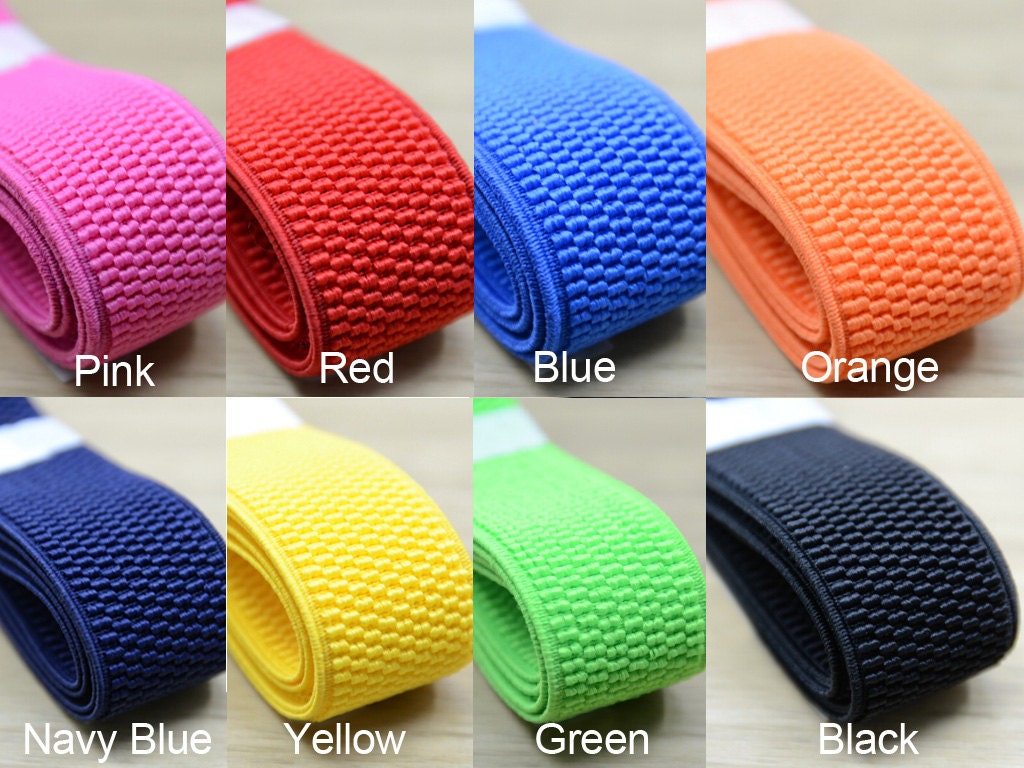 new 4meter color 50mm /60mm /75mm wide elastic band DIY clothing  accessories