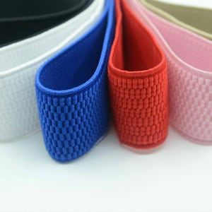 1.5 inch (38mm) Wide Elastic Band, Colored Patterned Elastic, Waistband Elastic, Sewing Elastic - 1 yard