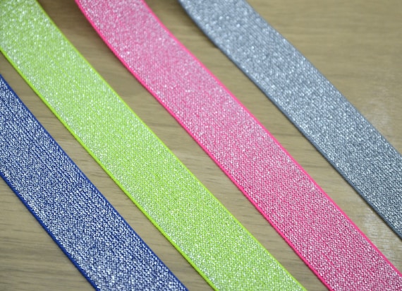 3 Yards Supers 2-inch Elastic Band Rainbow Pattern Waistband Colorful Stretchy Sewing Elastic Trimming