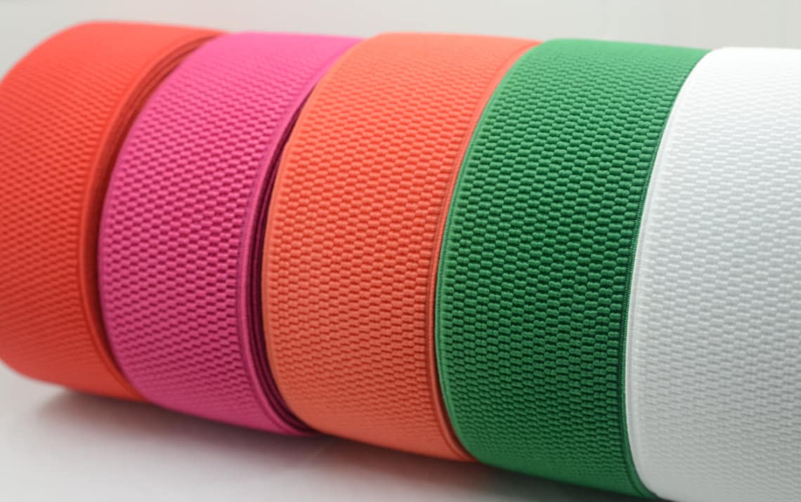 Colored Woven Wide Elastic Trim 2 inch 50mm wide Elastic Band Etsy