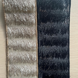 2.36 inch (60mm) Wide Fringe Edge Decorative Ribbon – Non-Stretch Craft Trim for Handmade Projects and DIY Decor- 1 Yard