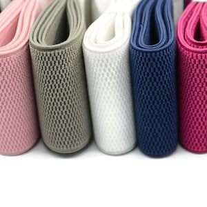 Banda elástica estampada de colores de 3 pulgadas (75 mm) de ancho // Banda elástica para cintura // Banda elástica resistente // Banda elástica para coser