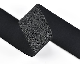 2 inch ( 50mm)  Black glitter elastic band- 1 yard