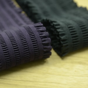 3 inch 75mm Wide Shirring elastic ,Ruffled Elastic,Waistband Elastic,Sewing Elastic 1 Yard image 1