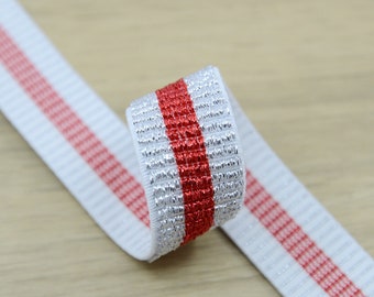 1 1/4 Inch 30mm Wide Elastic Band, Red/ Blue/ Pink / Black Colored Woven  Elastic, Waistband Elastic, Stretch Elastic Band by the Yard 
