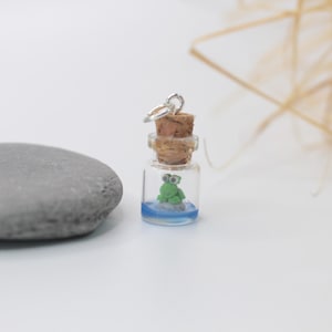 Frog Pendant, Frog Charm, Frog Miniature, Frog Jewelry,