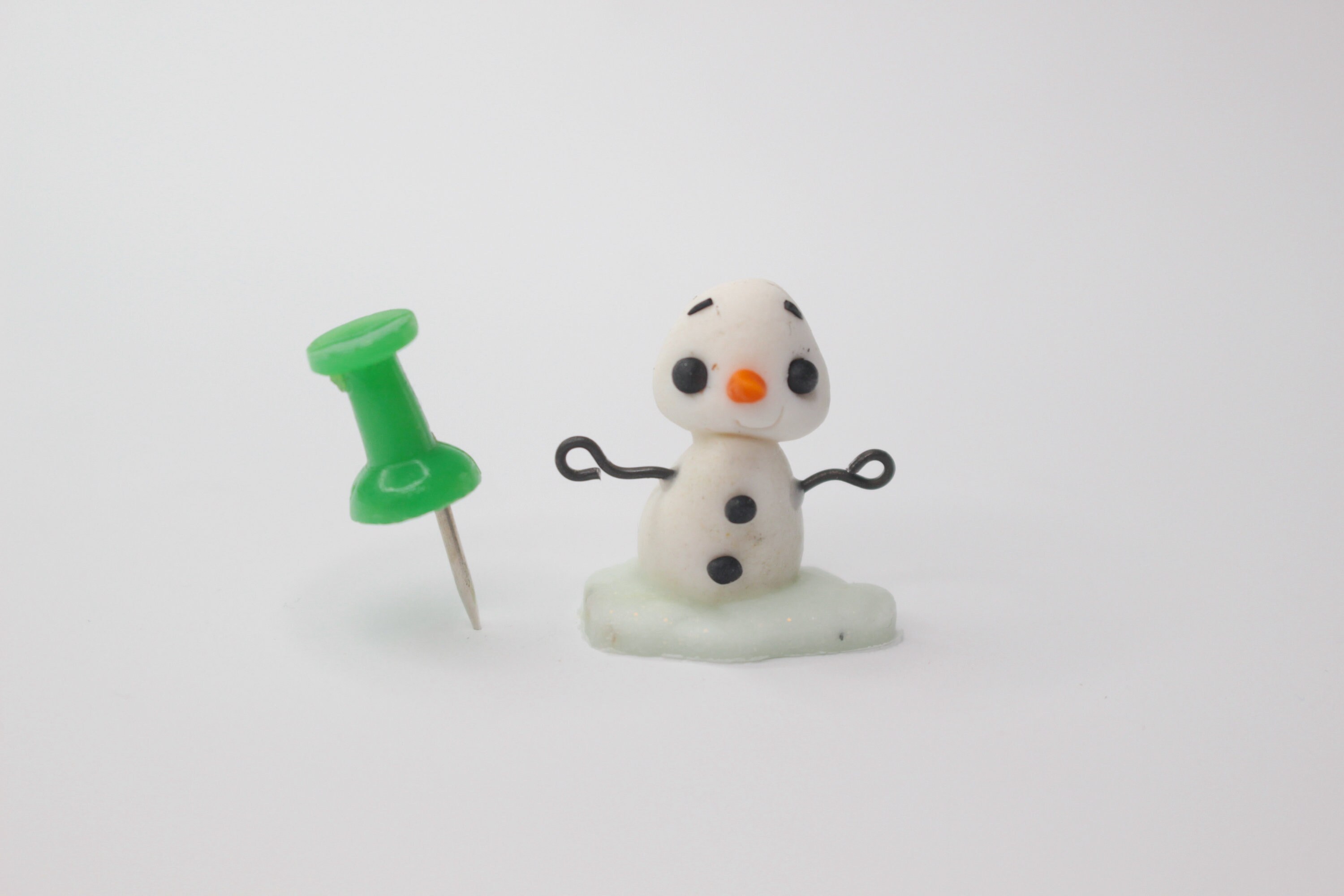 Mini Snowman (7/365), Here's a snowman made from the snow t…