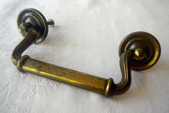 vintage 3//4 Inch Towel Rail Brackets 2pair